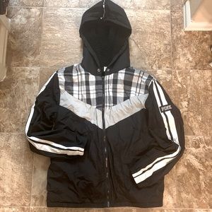 Victoria’s Secret PINK Fur-Lined Varsity Track Jacket
